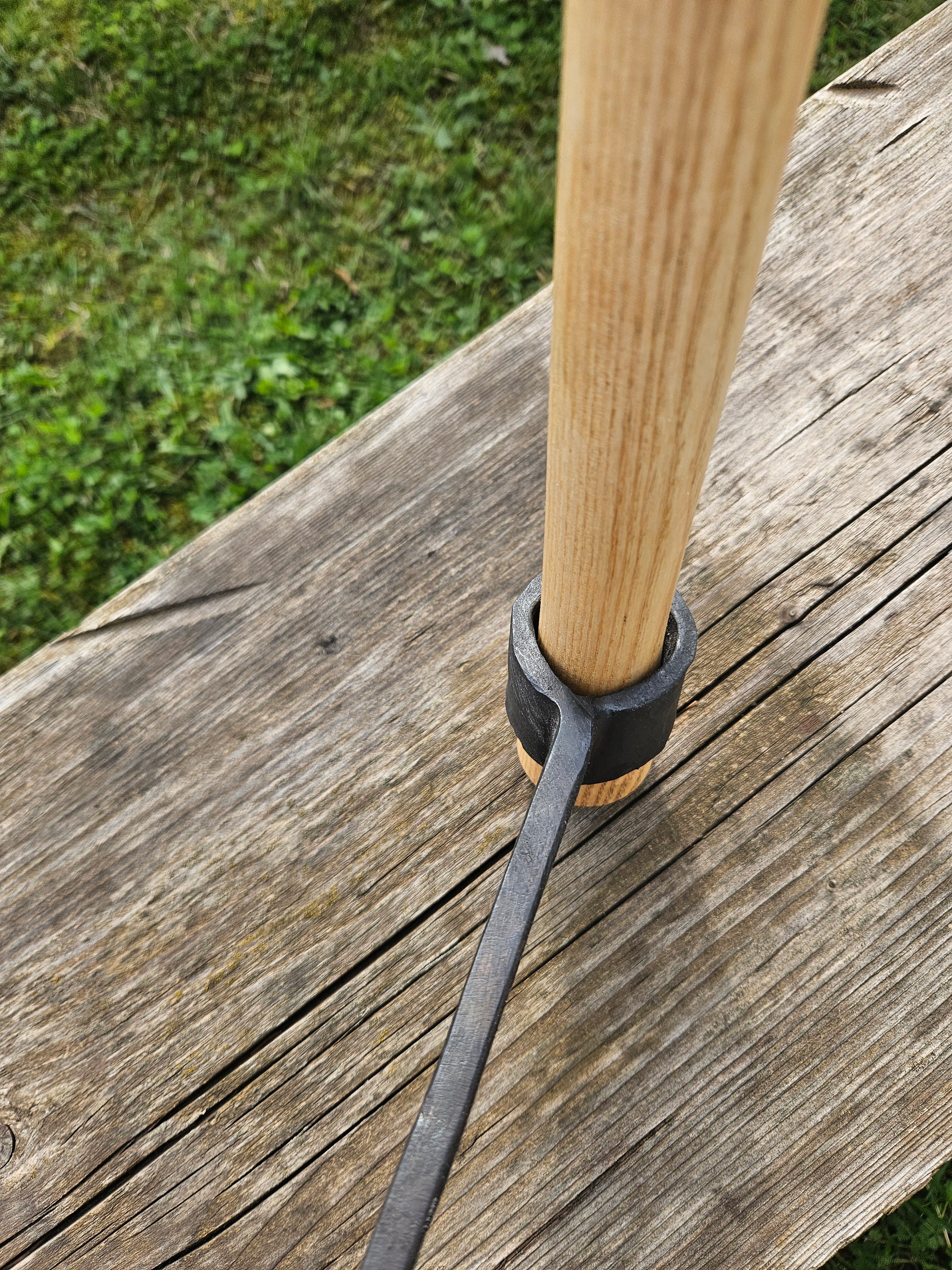 Hand Forged Splitting Froe: 5160 Spring Steel, Ash/oak Handle - Etsy