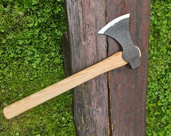 手鍛造高炭素鋼トマホーク斧：ブッシュクラフトキャンプ用手斧 - Etsy 日本