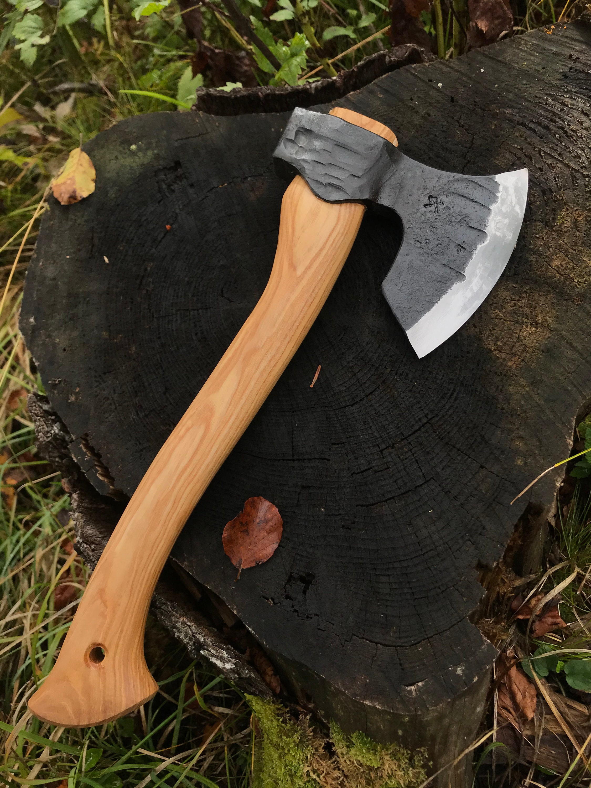 Hand forged Carving axe, Carpenters axe, Swedish axe, Viking Axe , Sloyd  Spoon Carving axe - The Spoon Crank