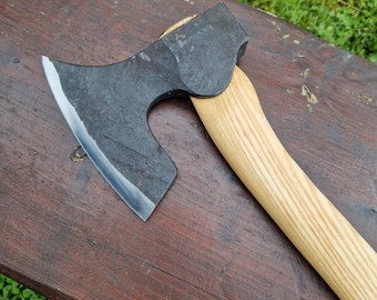 Hand Forged Carving Axe, Carpenters Axe, Swedish Axe, Viking Axe , Sloyd  Spoon Carving Axe 