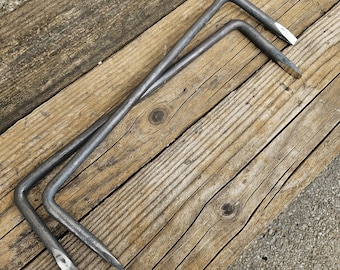 ログドッグ - 1/2インチ (12 mm) 丸太の固定、小屋の建設、大工仕事、木造建築用