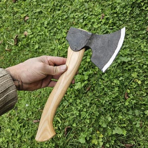 Hand Forged Carving axe, Carpenters axe, Swedish axe, Viking Axe, Sloyd Spoon Carving axe