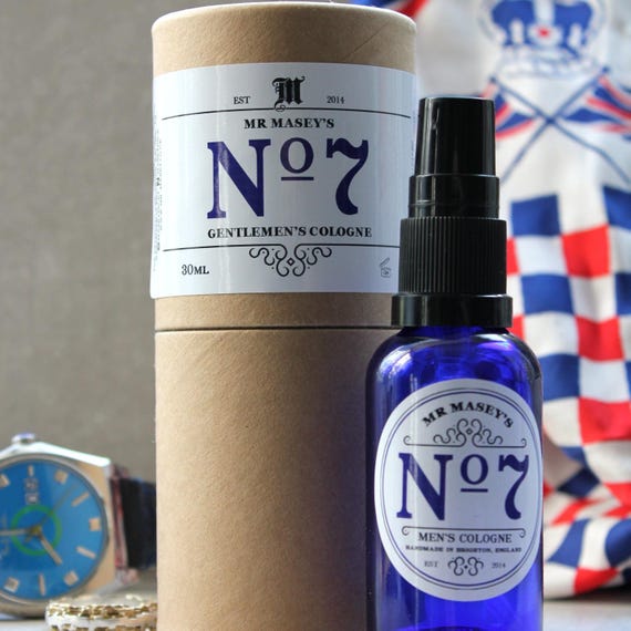 Handmade No. 7 Cologne: Patchouli, Neroli, Grapefruit - Vegan