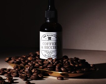 Botanical Beard Oil Coffee & Biccies Vegan Hand Crafted