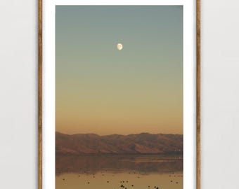 Fine della giornata / Arte murale dello Utah, Arte murale del paesaggio dello Utah, Arte murale del lago, Fotografia di Salt Lake, Decorazioni di Salt Lake