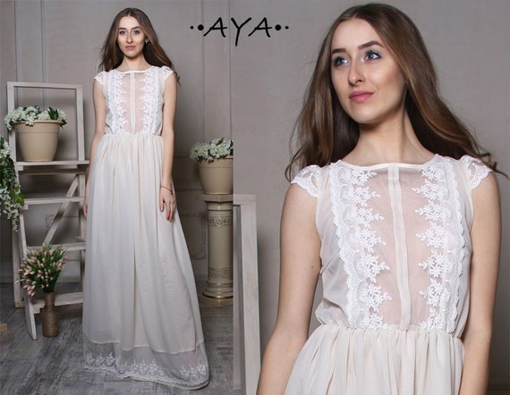 Rustic Wedding Formal Dress