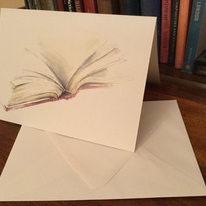 Greeting card - an open book