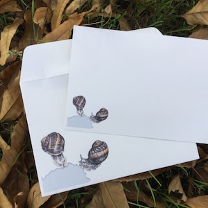 Envelope and matching notecard - snail mail 4