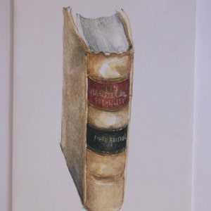 Greeting card. Library book. Oke’s Magisterial Formulist, 1876.