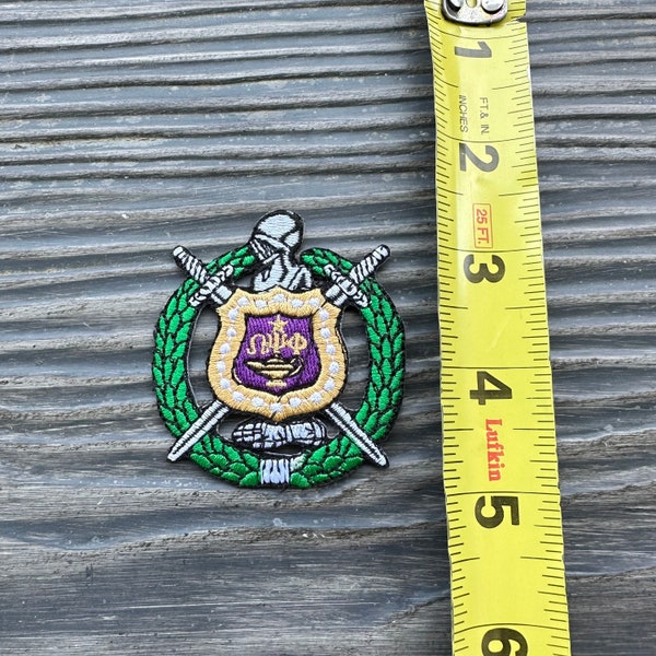 Omega Psi Phi 2 Inch Iron on shield
