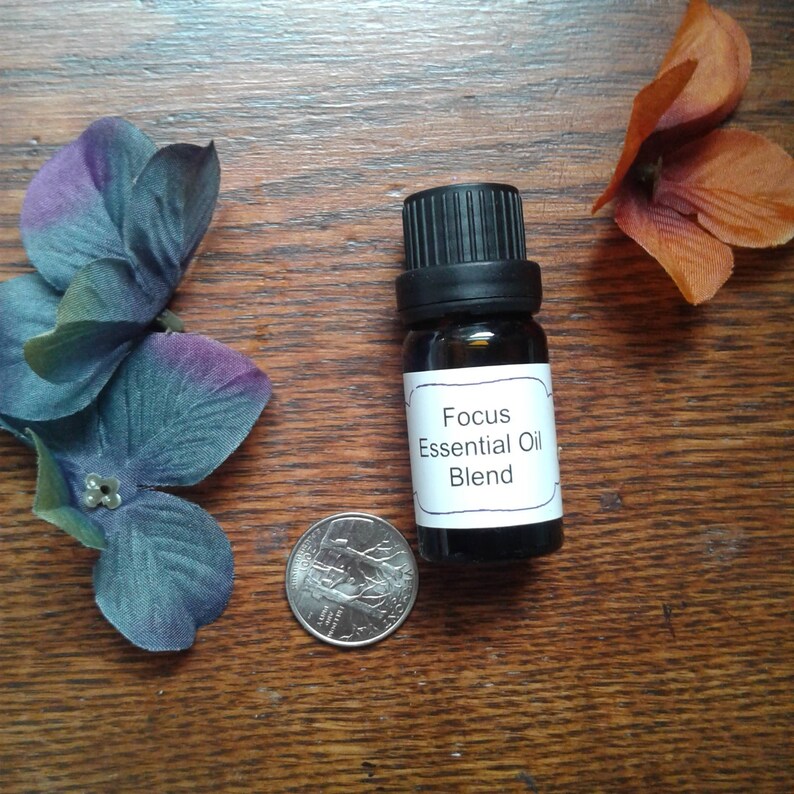 Focus Essential Oil Blend / ADHD Aromatherapy 10 mL Etsy