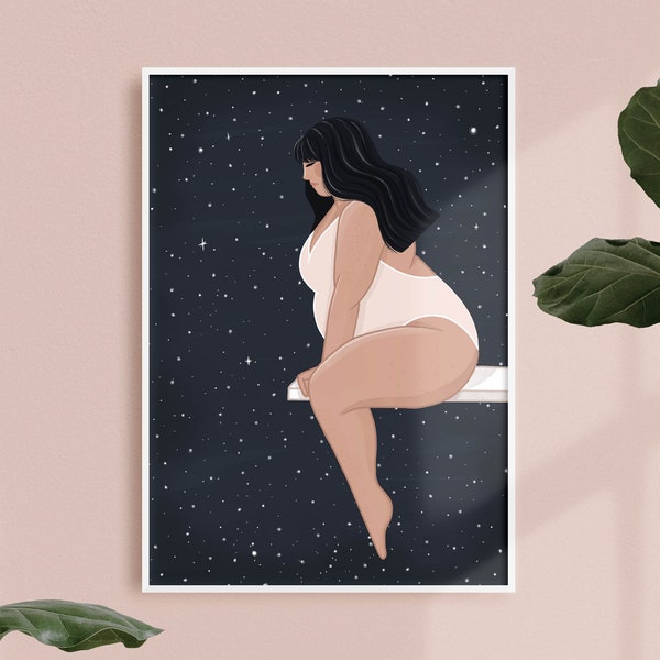 Star  | Art print, Illustration print, Body Positive Art