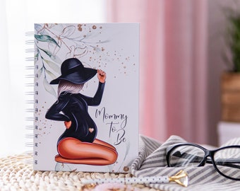 Pregnancy Journal And Memory Book, Mommy To Be Pregnancy Planner, Pregnancy Gift, Mom to be Diary, Feminine Planner, Blond Hair
