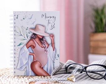 Pregnancy Journal And Memory Book, Mommy To Be Pregnancy Planner, Pregnancy Gift, Mom to be Diary, Feminine Planner, Blonde Pregnant
