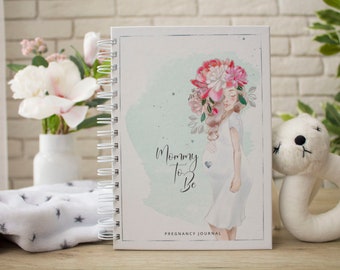 Pregnancy Journal And Memory Book, Pregnancy Planner, Pregnancy Gift, Mom to be Diary