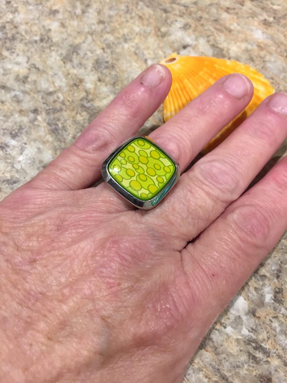 ROCKIN’ RECTANGLE - Vintage Mod Ring - image 4