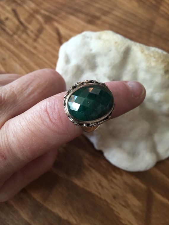 GREEN GIANT - Emerald and Sterling Silver Stateme… - image 6