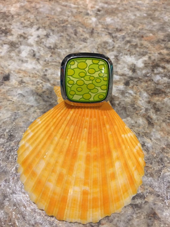 ROCKIN’ RECTANGLE - Vintage Mod Ring - image 1