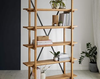 Stockwood' Solid Oak Shelving Unit