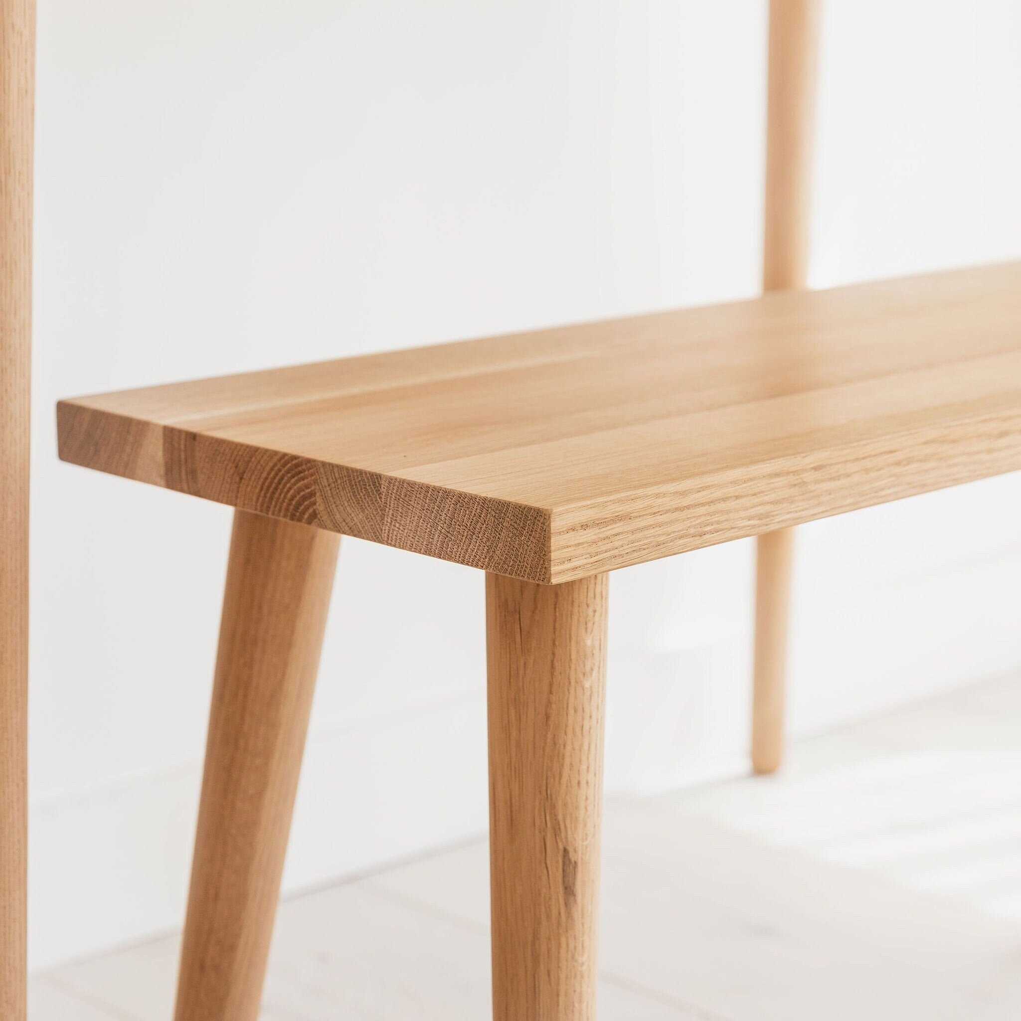 Trenchard' Solid Oak Hardwood Side Table or Bench - Etsy UK