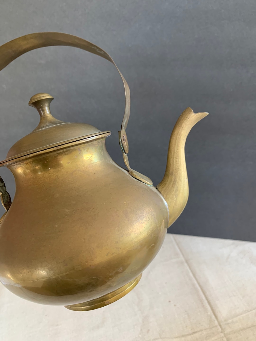 Small Brass Teapot Made in India Etsy