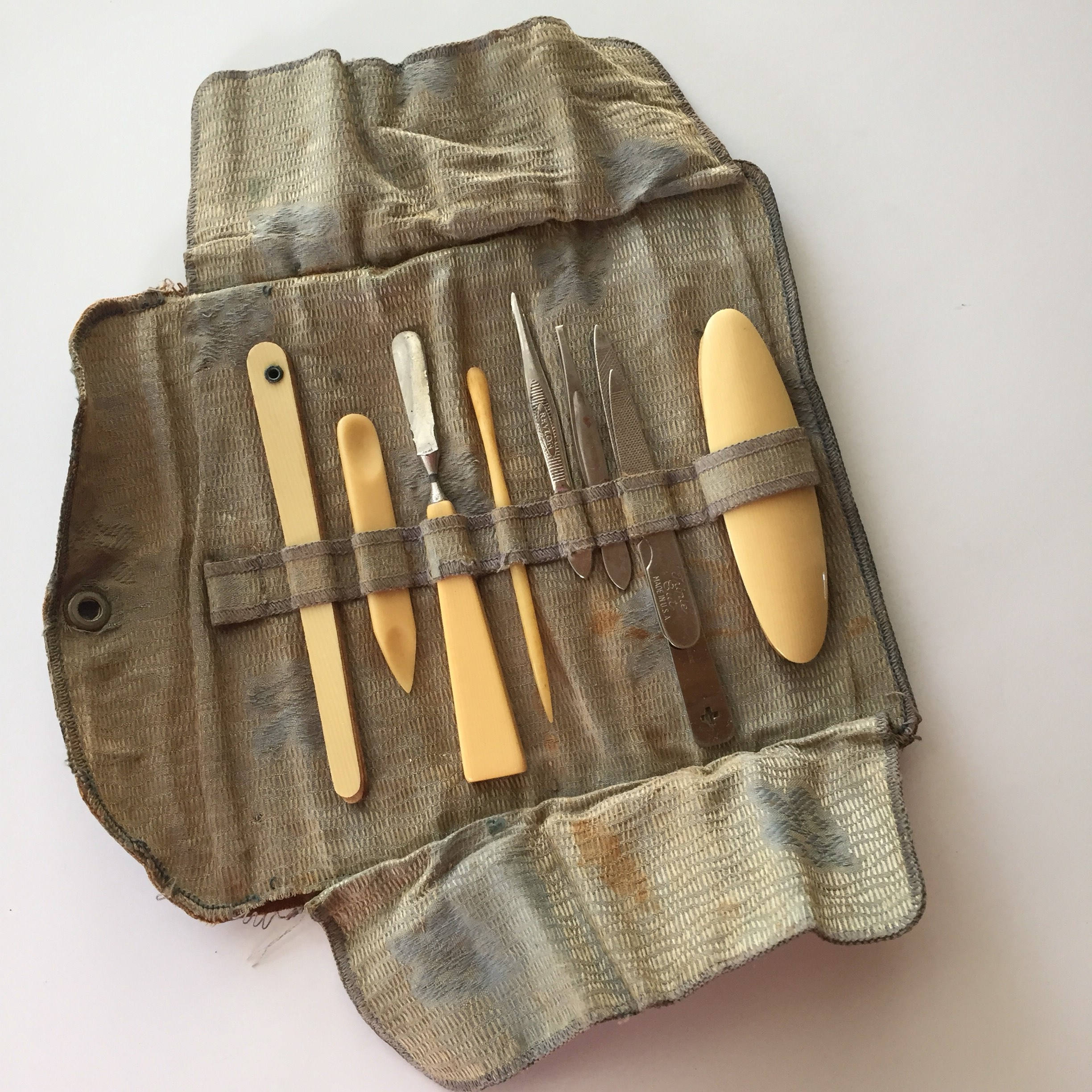 Antique Celluloid Grooming Set Manicure Set Vanity Set Etsy