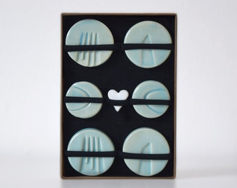 Cuterly rest - Gift set - Tiles for the table