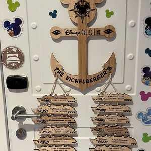 Cruise Tracker Door Hanger