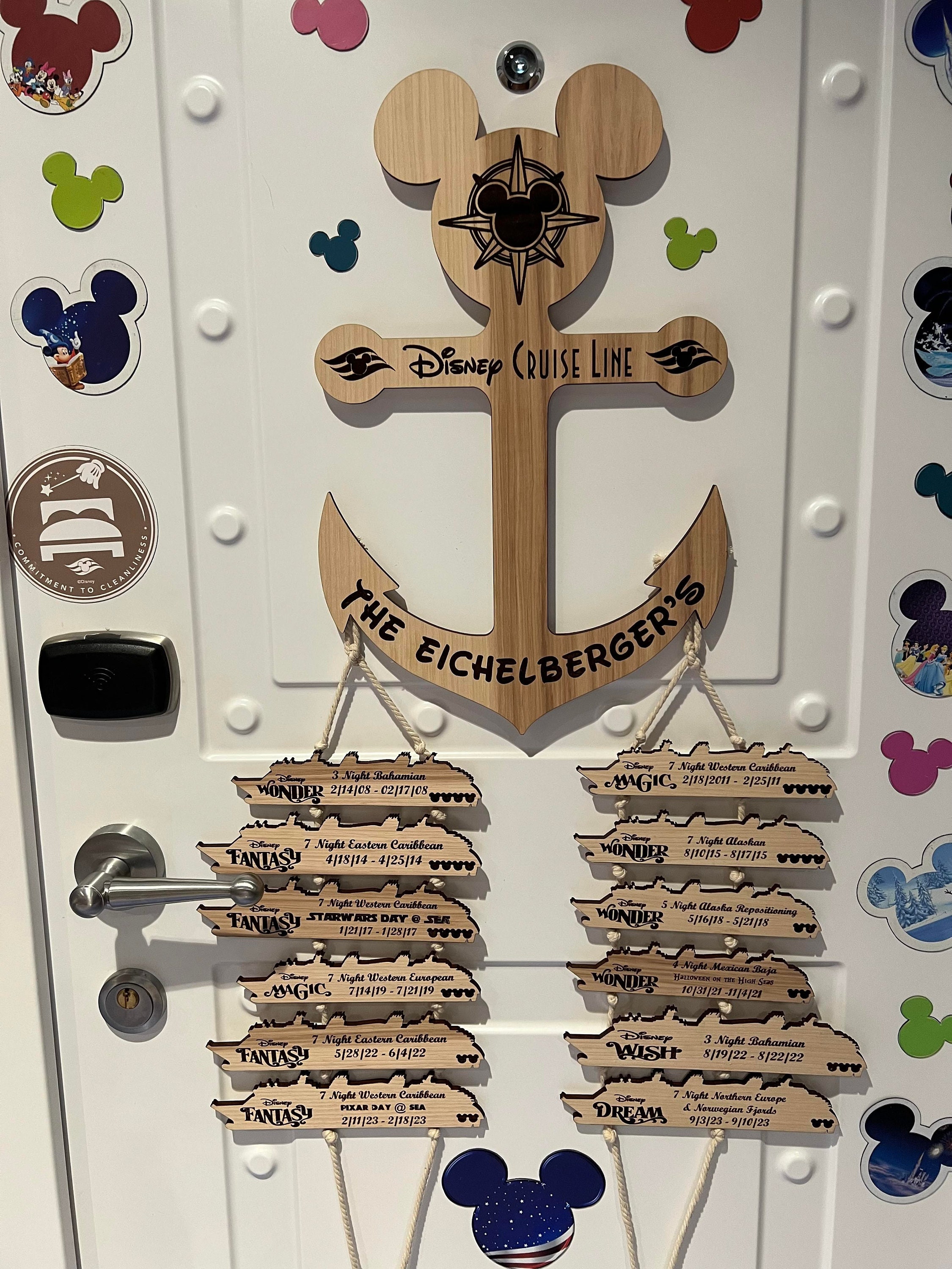 Cruise Tracker Door Hanger
