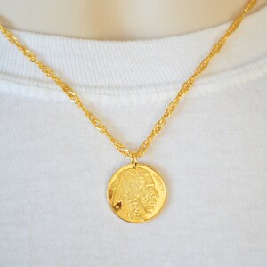 South African Krugerrand Coin Necklace 