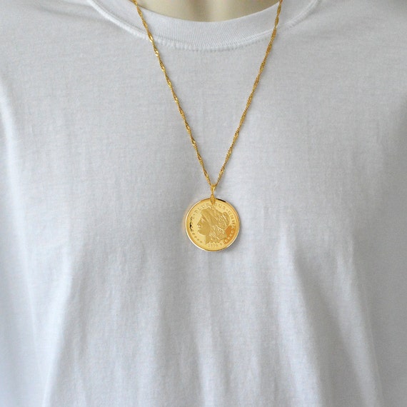 pendant 24k gold