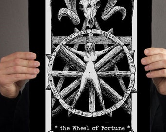 Dogma Tarot - Major Arcana - the Wheel of Fortune - 29,7 cm x 42 cm