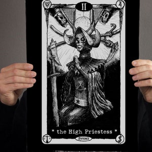 Dogma Tarot - Major Arcana - the High Priestess - 29,7 cm x 42 cm