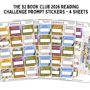 52 Book Club 2026 - Etsy