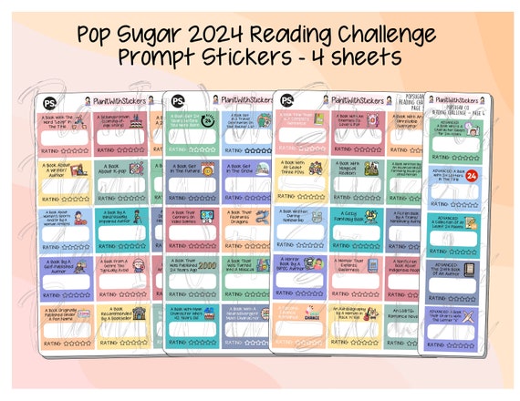 Stay Home and Read FREE Printable Reading Challenge Printable Stickers –  Creating & Co