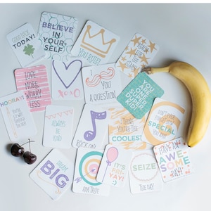 18 Motivational Lunch Box Notes - for kids