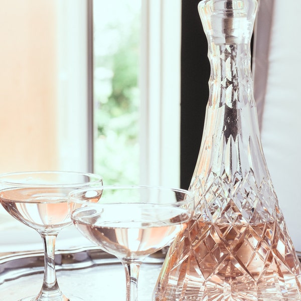 Lead Cut Crystal Decanter | Glass Decanter | Whiskey Decanter | Wine Decanter