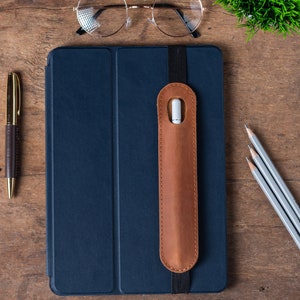 Leather iPad Pencil Case, Leather iPad Pencil Holder, iPad Pencil Sleeve, Apple iPad Pencil Cover, Leather iPad Pencil, Apple iPad Pencil