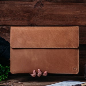 Custodia per iPad in pelle fatta a mano, custodia in pelle per iPad