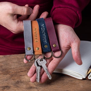 Llavero de cuero personalizado, llavero de cuero personalizado, llavero de pulsera, llavero de cuero personalizado, llavero con cordón, llavero con cordón