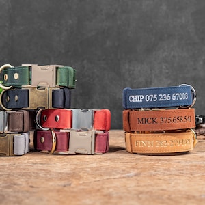 Individuelles Hundehalsband, Personalisiertes Leder Hundehalsband, Personalisiertes Hundehalsband, Echtes Leder Hundehalsband, Personalisiertes Leder Hundehalsband