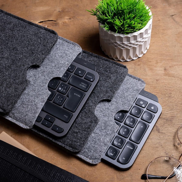 Filzhülle für Logitech MX Keys S Tastatur, Filztasche für Logitech MX Keys S, Tasche für Logitech MX Keys Mini Tastatur