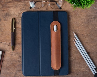 Leather iPad Pencil Case, Leather iPad Pencil Holder, iPad Pencil Sleeve, Apple iPad Pencil Cover, Leather iPad Pencil, Apple iPad Pencil