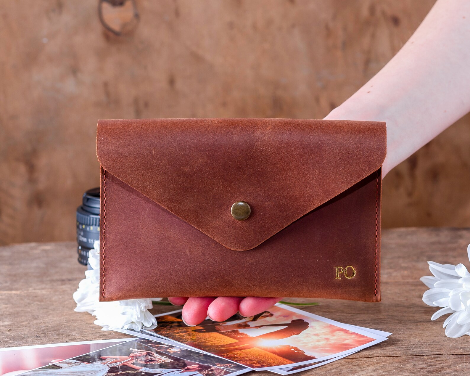 Leather Envelopes for Photos 4x6 Leather Case for Prints 5x7 Etsy