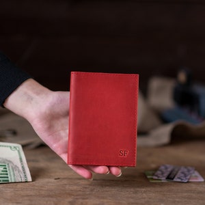 Porte-passeport en cuir personnalisé, pochette pour passeport personnalisée, petit porte-documents, étui pour passeport de voyage en cuir, pochette pour passeport à monogramme