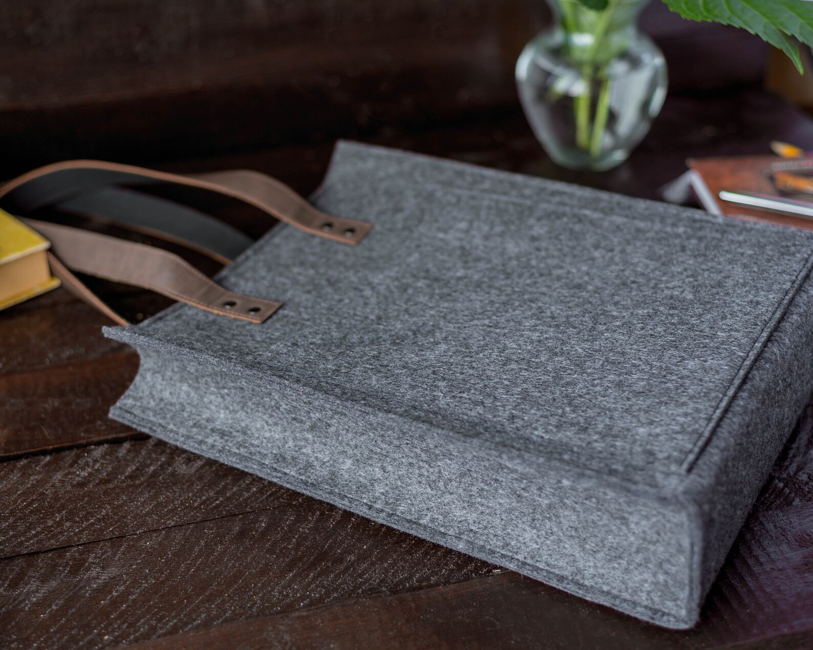 Handmade Felt Tote Bag Handmade Felt Bag Felt Handbag Felt Etsy