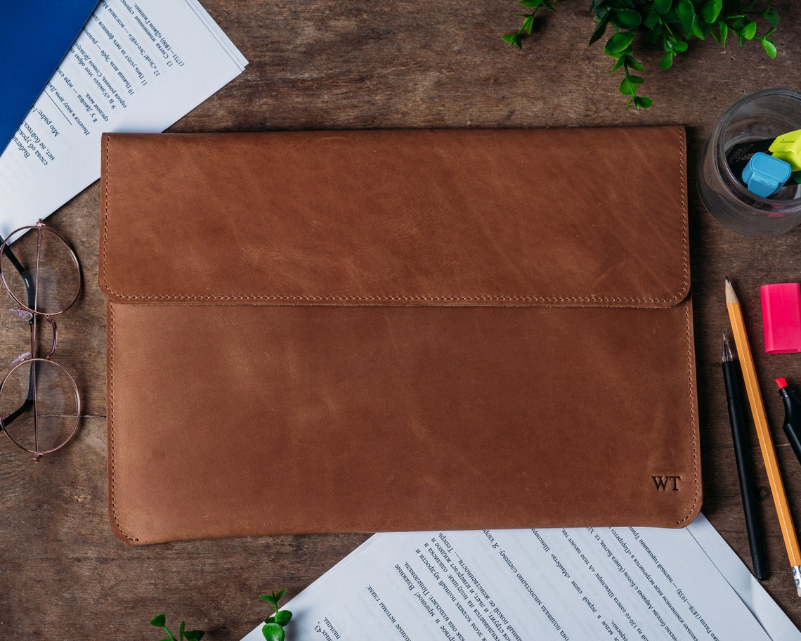 A5 Document Rack Leather Portfolio Document Organizer A5 Document Holder Paper Document ...