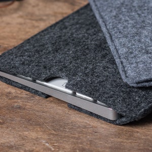 Felt Case for Magic Keyboard, Felt Sleeve for Wireless Magic Keyboard, Felt Bag for Apple Keyboard, Cover for Apple Keyboard Touch ID image 8