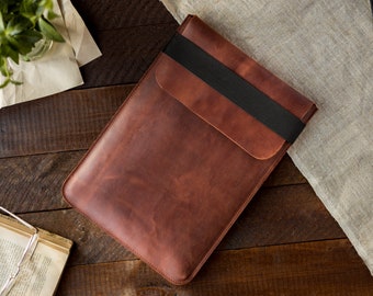 Handmade Leather iPad Case, Leather iPad Pro 12.9 Case, iPad Mini 6, Case,iPad Leather Sleeve, Leather iPad Cover, Leather Sleeve Apple iPad