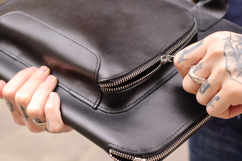 Handmade Leather Macbook Air Bag Vintage Leather Macbook Pro Etsy